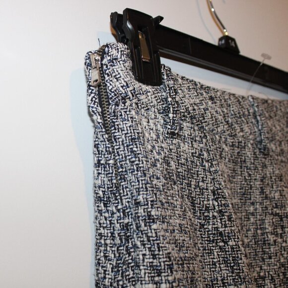 Zara Tweed and Denim Combination Mini Skirt - Picture 4 of 8